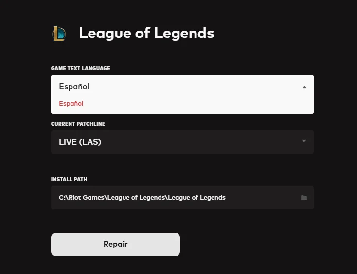 Come cambiare la lingua in League of Legends