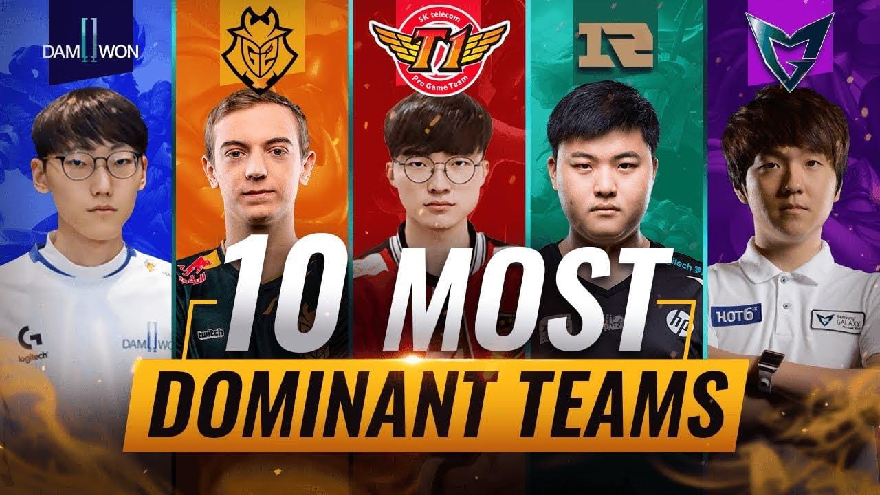 Top 10 League of Legends Esports Teams of All Time