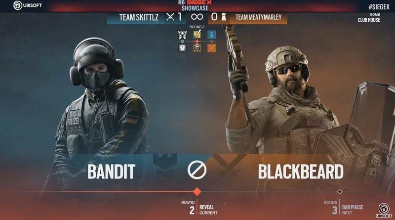Nouveau système de pick and ban dans R6 Siege X